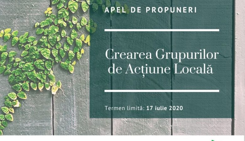 Apel de propuneri pentru crearea Grupurilor de Acţiune Locală