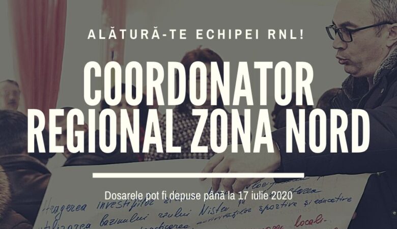 Prelungirea concursului privind selectarea unui Coordonator Regional pentru zona Nord