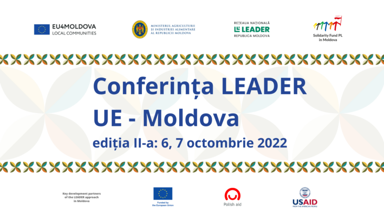 Conferința LEADER UE-Moldova, 6-7 Octombrie 2022