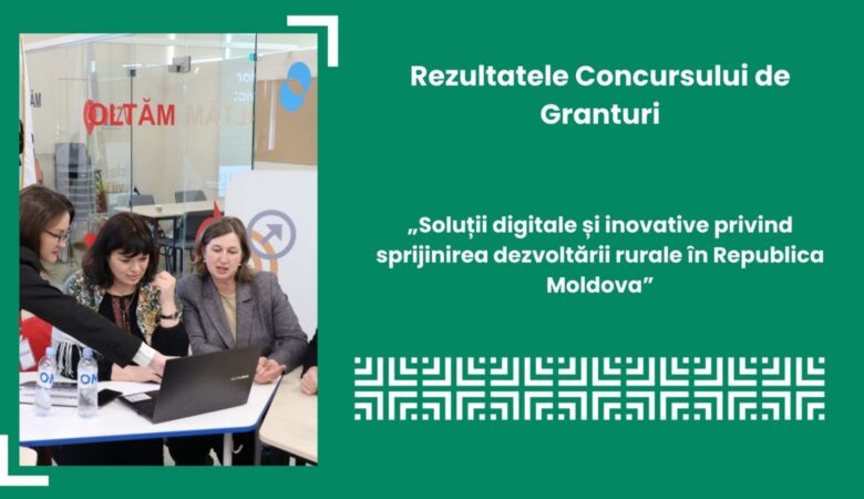 Soluții digitale mici pentru entități care își desfășoară activitatea în Grupurile de Acțiune Locală: Rezultatele concursului de granturi