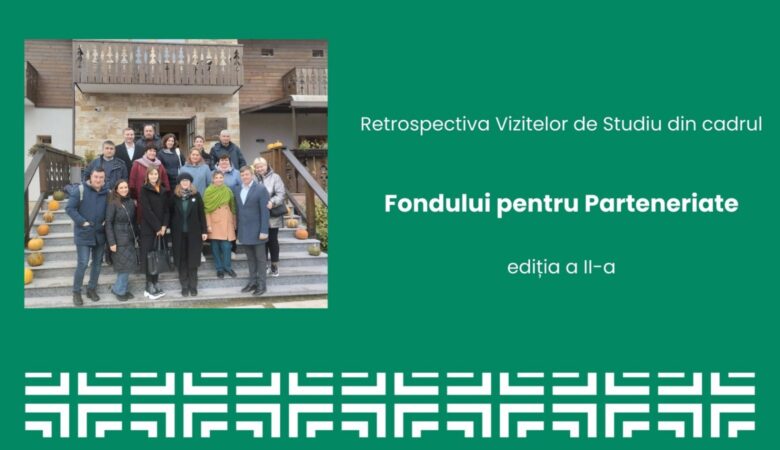 Retrospectiva Vizitelor de Studiu din cadrul Fondului pentru Parteneriate, ediția a II-a